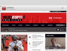 Tablet Screenshot of 1500espn.com